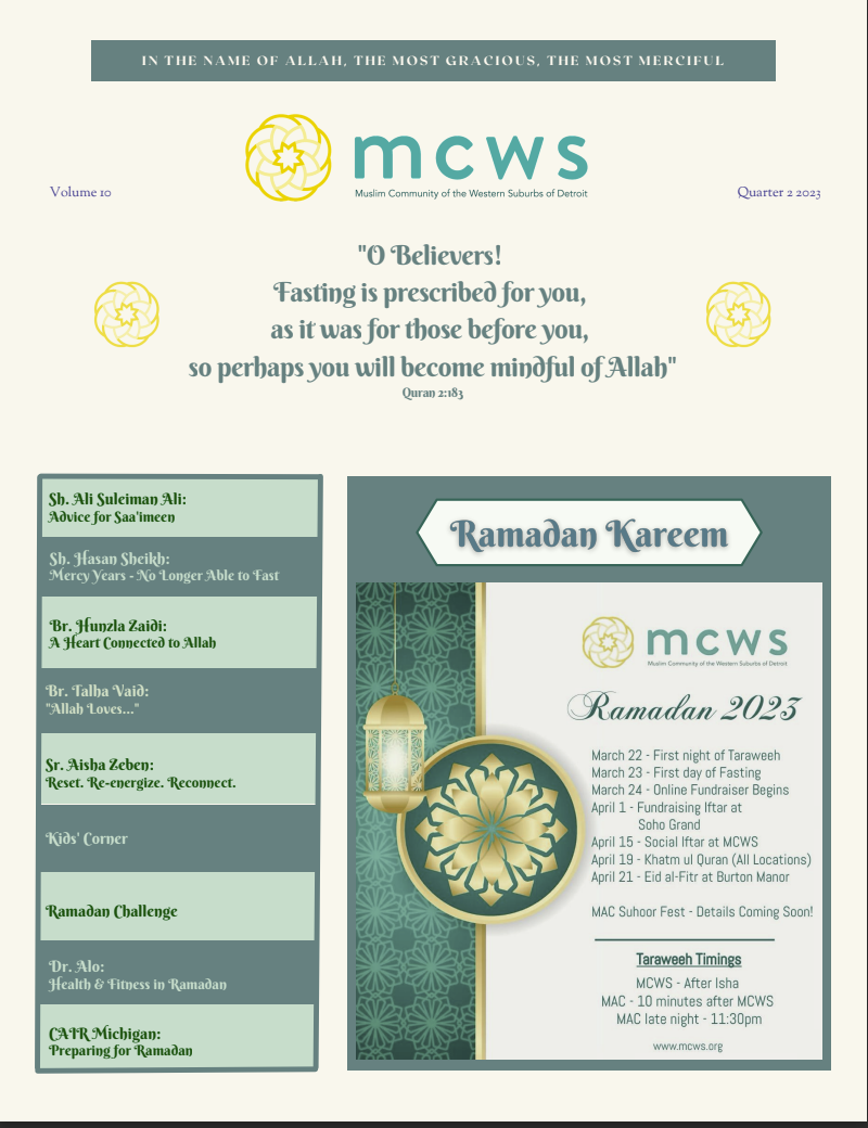 MCWS NewsLetter Q2 2023 Edition